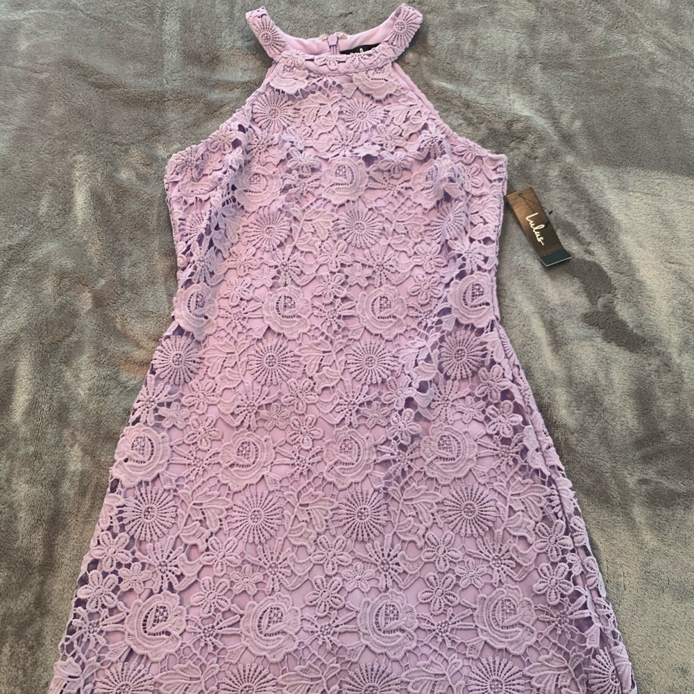 purple floral lace lulus bodycon dress